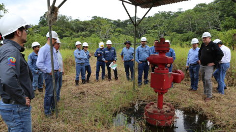 Visita de inversionistas a los bloques de la Ronda Intracampos II, para el aumento de la producción de petróleo del 6 al 9 de febrero de 2023, en Sucumbíos.