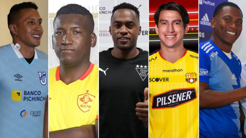 Franklin Guerra, Jhon Jairo Cifuente, Renato Ibarra, Fernando Gaibor y Bryan Angulo son algunos de los fichajes de los equipos de la LigaPro en 2023.