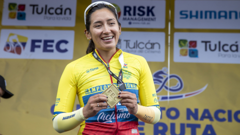 Miryam Núñez se llevó el título de campeona nacional de contrarreloj individual, el 11 de febrero de 2023. 