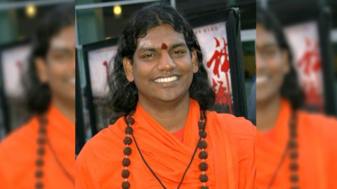 El gurú Nithyananda Paramashivam, fundador de los Estados Unidos de Kailasa en 2019.