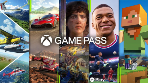 Portada del servicio de suscripción PC Game Pass de Microsoft. 