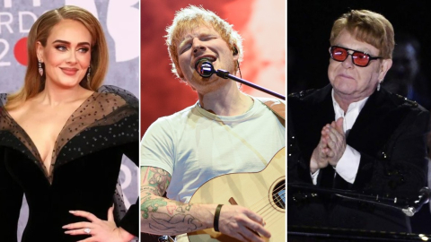 Adele, Ed Sheeran y Elton John son algunos de los artistas que se negaron a cantar por la coronación de Carlos III.