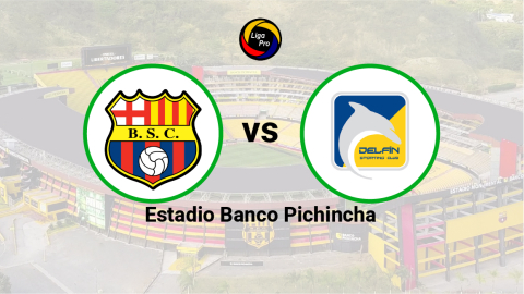 Barcelona se enfrenta a Delfín en el estadio Banco Pichincha, el 4 de marzo de 2023.