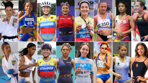 Estas son las ocho promesas y ocho estrellas del deporte femenino ecuatoriano.