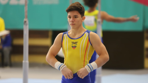 Daniel Chica, durante su participación en los Juegos Suramericanos de la Juventud, en Rosario, el 1 de mayo de 2022.