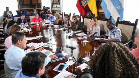 Reunión del Concejo de Guayaquil, el 9 de marzo de 2023.