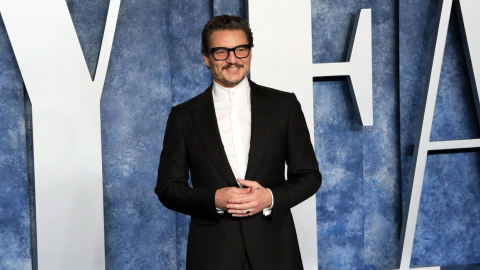 El actor Pedro Pascal, a su llegada para la fiesta de Vanity Fair con motivo del premio Óscar 2023.