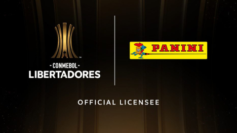 Afiche del lanzamiento del primer álbum de la Copa Libertadores.