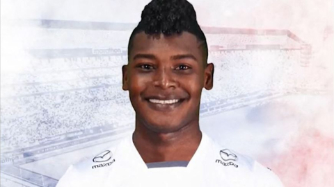 Marcos Olmedo con la camiseta de Liga de Quito, el 23 de marzo de 2023.