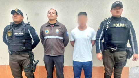 William Ch. fue capturado este 23 de marzo de 2023 en Quito. Era uno de los "más buscados".