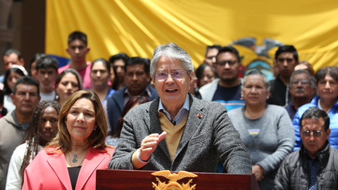 Cadena nacional del presidente Guillermo Lasso. Quito, 30 de marzo de 2023.