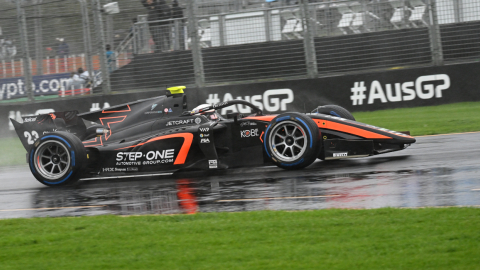 Juan Manuel Correa durante la clasificación del Gran Premio de Australia, el 31 de marzo de 2023.