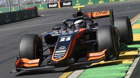 Juan Manuel Correa hizo una gran remontada en el Gran Premio de Australia y sumó un punto, el 2 de abril de 2023. 