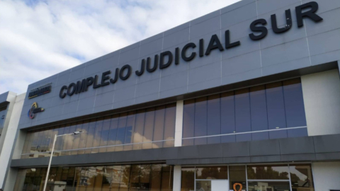 Imagen referencial del Complejo Judicial Sur, en Quito. 