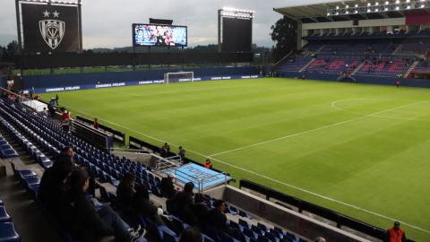 Vista panorámica del estadio de Independiente del Valle, en Sangolquí, el martes 21 de febrero de 2023.