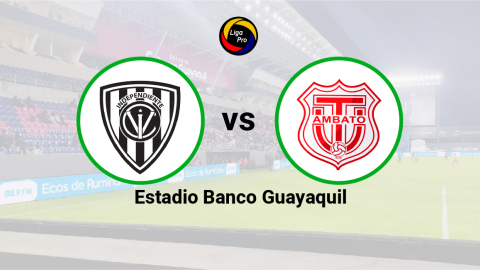 Independiente del Valle se enfrenta a Técnico Universitario en el estadio Banco Guayaquil el 22 de abril de 2023.