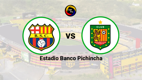 Barcelona se enfrenta a Deportivo Cuenca en el estadio Banco Pichincha el 23 de abril de 2023.