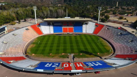 Vista aérea del Estadio Malvinas Argentinas, en Mendoza.