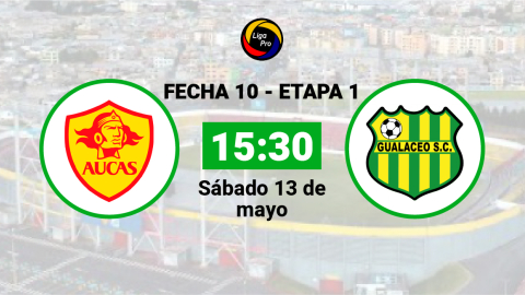 Aucas se enfrenta a Gualaceo el sábado 13 de mayo desde las 15:30.