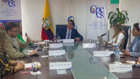 Sesión del pleno del Consejo de Participación. Quito, 17 de mayo de 2023