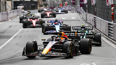 Max Verstappen dominó el Gran Premio y se llevó la victoria, el 28 de mayo de 2023. 