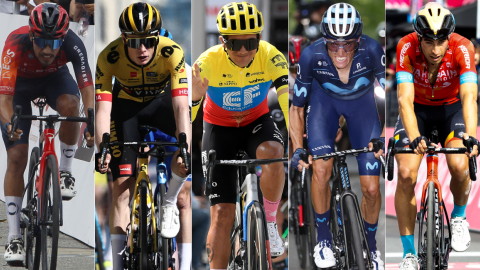 Daniel Martínez, Jonas Vingegaard, Richard Carapaz, Enric Mas y Mikel Landa, algunos de los favoritos del Critérium du Dauphiné 2023. 