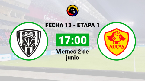 Independiente del Valle se enfrenta a Aucas el viernes 2 de junio desde las 17:00.