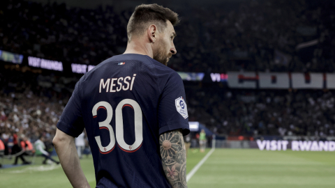 Lionel Messi, durante su último partido con el PSG, el 3 de junio de 2023.