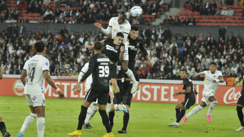 Liga de Quito se enfrentó a Botafogo por la Copa Sudamericana, en el estadio Rodrigo Paz Delgado, el 6 de junio de 2023.