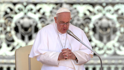 El papa Francisco, durante una audiencia general en el Vaticano, el 7 de junio de 2023. 