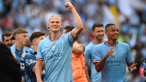 Erling Haaland, durante la final de la FA Cup con el Manchester City, el 3 de junio de 2023.