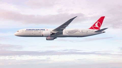 Imagen referencial de un avión de Turkish Airlines.