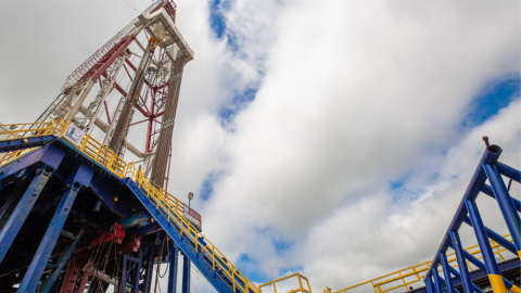 Imagen de instalaciones petroleras en el campo Sacha.