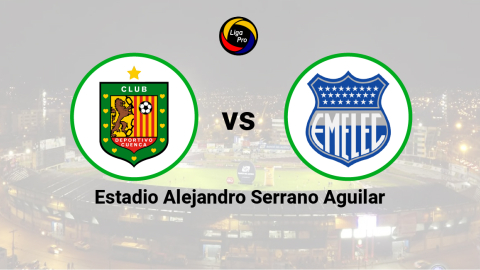 Deportivo Cuenca se enfrenta a Emelec en el estadio Alejandro Serrano Aguilar el 18 de junio de 2023.