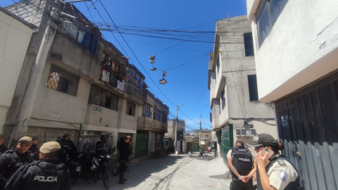 Policías en un operativo en el Comité del Pueblo, el 19 de junio de 2023.