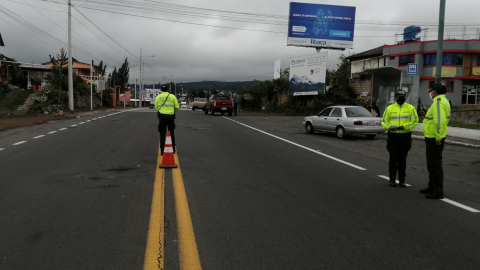 En Alobamba, en la Panamericana Sur, empezó la persecución de las asaltantes a sus víctimas.