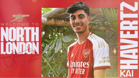 Arsenal oficializó el fichaje de Kai Havertz, el 28 de junio de 2023.