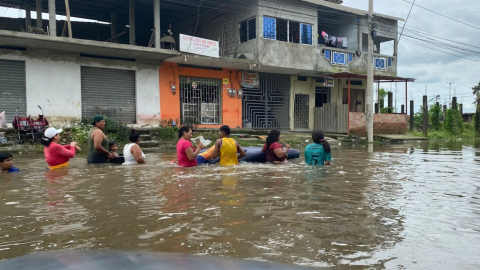 Inundaciones en Milagro , Guayas. Marzo de 2023.