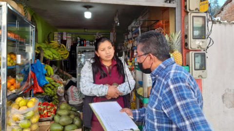 Una tienda en el cantón Rumiñahui, en junio de 2022.