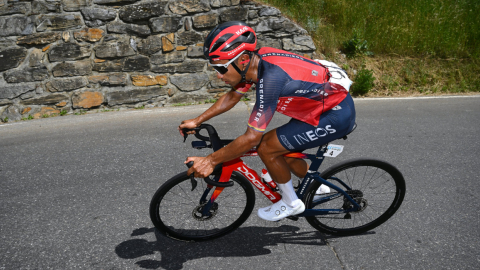 Jhonatan Narváez, durante la Etapa 2 del Tour de Austria, el 3 de julio de 2023.