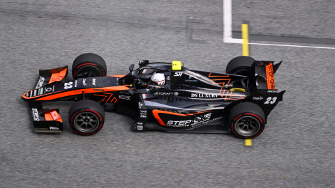 Juan Manuel Correa durante el GP de Austria de la Fórmula 2, el domingo 2 de julio de 2023 en el Red Bull Ring.