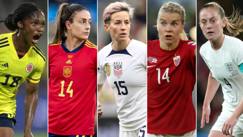 Linda Caicedo, Alexia Putellas, Megan Rapinoe, Ada Hegerberg y Kelly Walsh jugarán el Mundial femenino 2023.