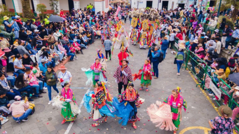 Feria turística en Pujilí, junio de 2023. 