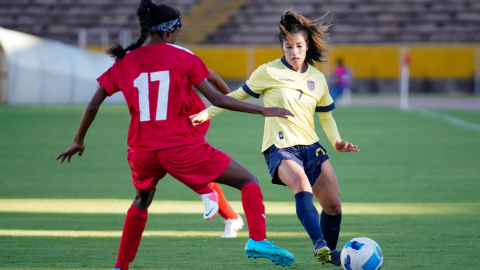 Ecuador se enfrentó a Cuba en el estadio Olímpico Atahualpa, el 18 de julio de 2023.