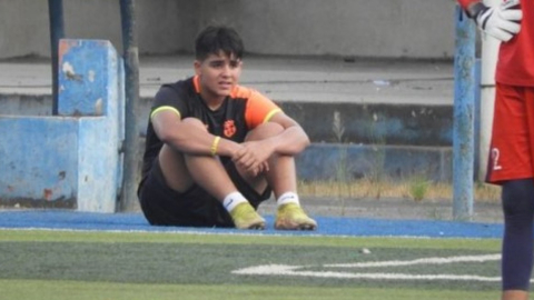 Dalo Bucaram Pazmiño, jugador de la Sub 15 de Barcelona SC.