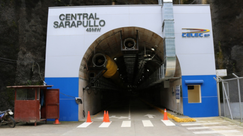 Central Hidroeléctrica Sarapullo, julio de 2023.