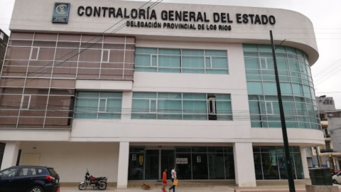 Imagen referencial. Edificio principal de la Contraloría General del Estado en Los Ríos. 