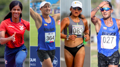 Anahí Suárez, David Hurtado, Glenda Morejón y Daniel Pintado competirán en el Mundial de Atletismo 2023.