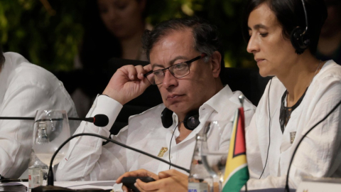 El presidente de Colombia, Gustavo Petro, participa en Cumbre Amazónica del 8 de agosto, en Brasil.