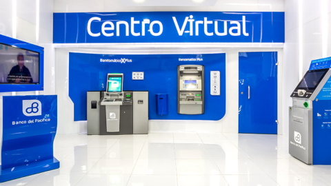 Centros Virtuales de atención del Banco del Pacífico, tomado de su web el 15 de agosto de 2023.